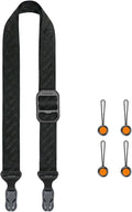 TARION Quick Release Magnetic Camera Neck Strap Magislide | Four Dyneema Cord Safety Anchors, 110 lb Load Capacity, 33-56 inches Adjustable, for DSLR SLR Mirrorless Cameras by TARION