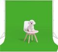 Green Photo Backdrop for Photoshoot Background Photography 6x9ft | Polyester, Chroma Key, Live Streaming, Zoom Video Studio, Online Courses by LYLYCTY