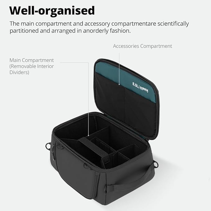 AMBITFUL Medium Camera Cube Insert for Backpack, Waterproof Padded Camera Insert with Dividers, Quick Access for Travel Photography Gear Organizer (8.5L) - Image 6