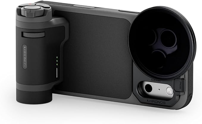 Tilta Khronos Lite Creator Kit | Compatible with iPhone 17 Pro | Professional Camera Rig for Phone Filmmaking | Bluetooth Handle, ND & Polarizer Filter Set - Black | Includes cage, control handle, filter tray and filters for filming, protection and lig... by Tilta