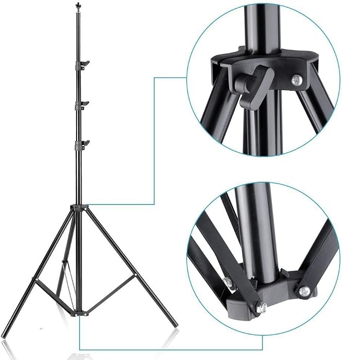 10ft x 8.5ft Adjustable Photography Backdrop Support System Photo Video Studio Muslin Background Stand Kit with Carry Bag - Image 4