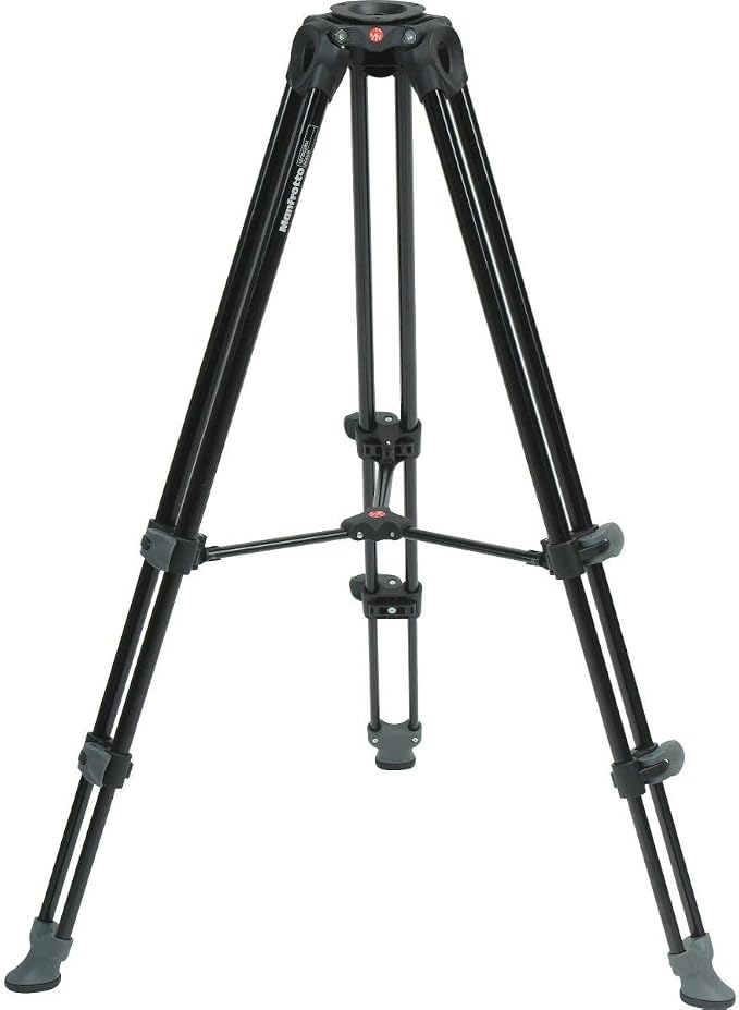 Manfrotto MVK502AM-1 Professional Fluid Video System Aluminum Tripod with Telescop Twin Leg (Black) - Image 5