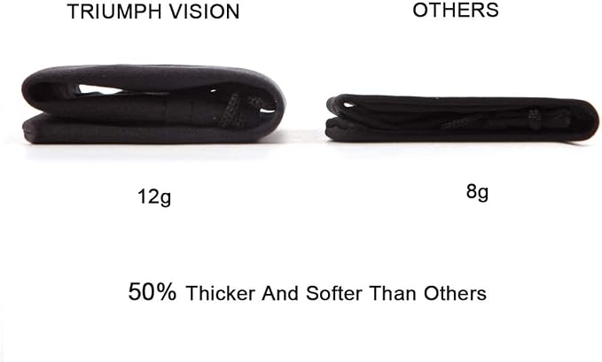TRIUMPH VISION Glasses Case Soft Eyeglass Case Sunglass Pouch Cloth 3 Pack | Thick Microfiber Pouch Drawstring Pouch Eye Glass Bag Sunglasses Sleeve Storage, Lens Protection Cover,Cleaning Lens Screen - Image 3