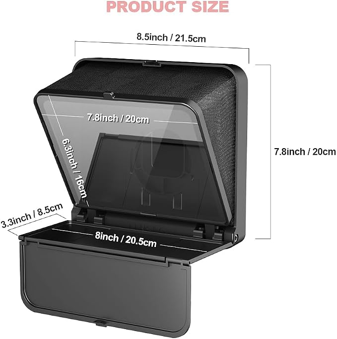 LENSGO TC7S Portable Teleprompter for Phone, 9.7 inches One-Second Fold Mini Teleprompter with Remote Control,App Compatible with iPhone & Android for Online Teaching Vlog Live Streaming Interview - Image 5