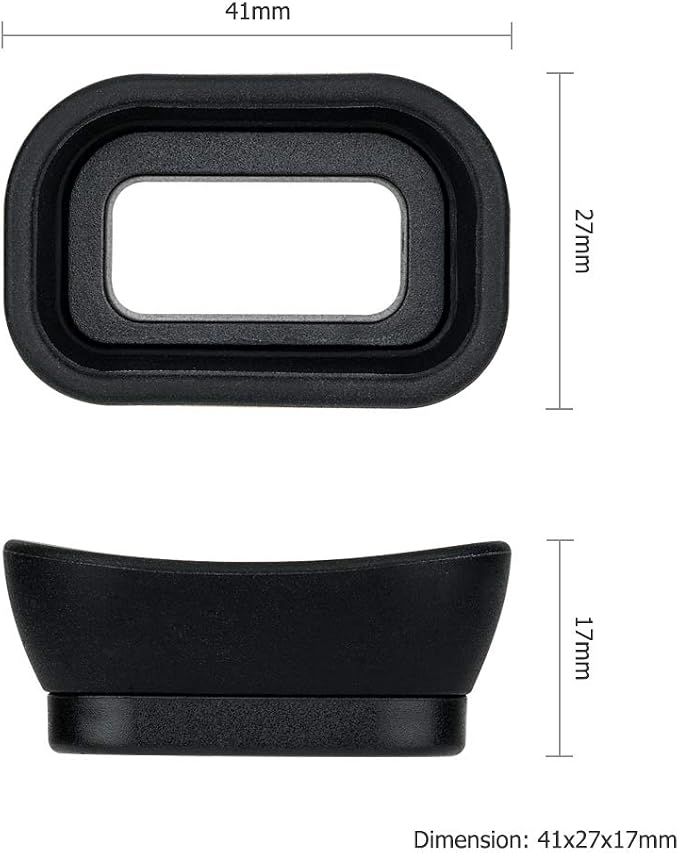 Extended Replace Sony FDA-EP10 Camera Eyecup Viewfinder for A6300 A6100 | Soft Silicon,Camera Eye Cup Eyepiece Eyeshade Protector,for Sony A6000 A6100 A6300 - Image 8