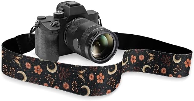 Coldinair Black Adjustable Camera Strap Universal Neck & Shoulder Soft Padded Strap for All DSLR Cameras,Binoculars by Coldinair