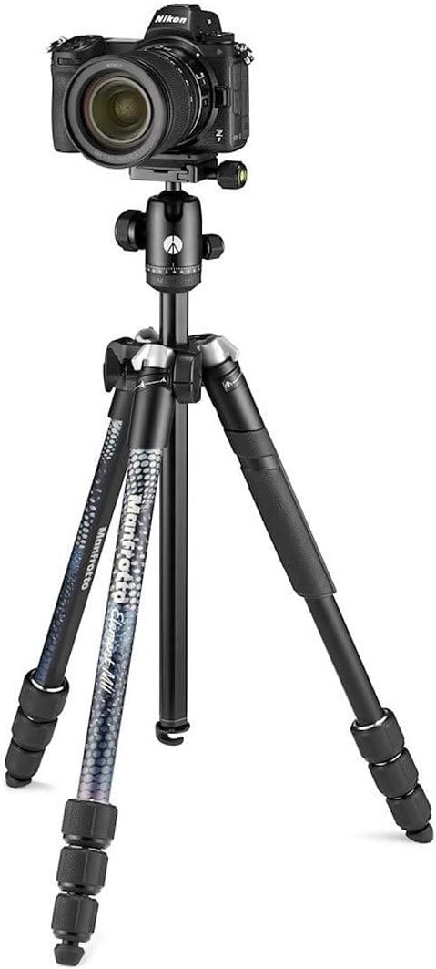 Manfrotto Element MII 4-Section Aluminum Tripod with Ball Head, Black - Image 7