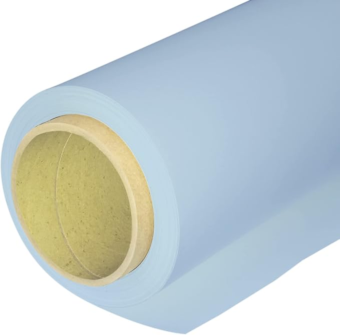 Huamei Seamless Photography Background Paper, Photo Backdrop Paper 53-Inches Wide x 16-Feet, (4.4x16 Feet, #02 Sky Blue) by Unknown