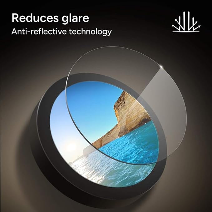 ZAGG Glass Elite Anti-Reflective Samsung Galaxy S25+ Camera Lens Protector – Anti-Glare Technology, Maximum Impact & Scratch Resistance, Smudge-Free Surface, Recycled Materials - Image 4