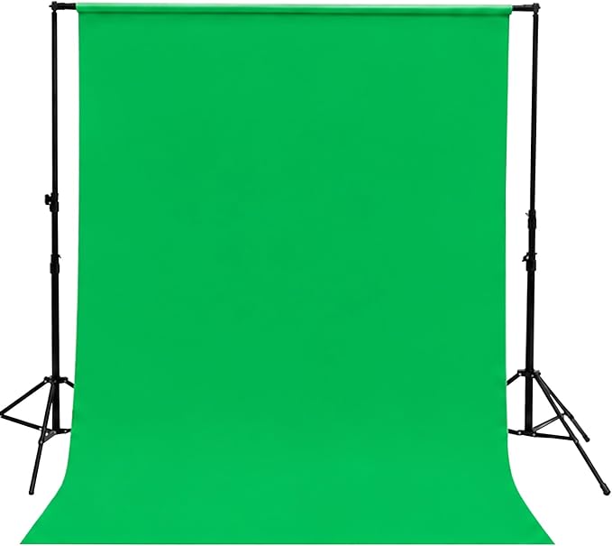 Kate Solid Green Screen Backdrop for Photography Photo Backgrounds10ftx12ft | Solid Green Screen Cloth For Chroma Key, Video Production, Streaming, Gaming, Interviews And Studio Photography by KateBackdropforPhotography