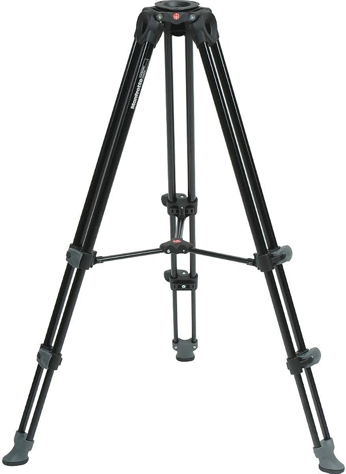 Manfrotto MVK502AM-1 Professional Fluid Video System Aluminum Tripod with Telescop Twin Leg (Black) - Image 7