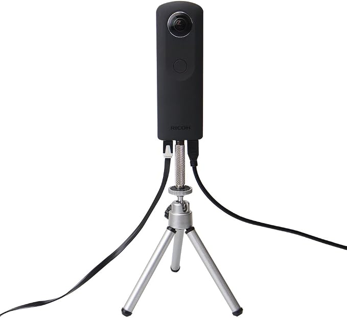 1/4 Tripod Expansion Screw Adapter for Ricoh Theta X 360& S& SC & SC2 & V & Z1 & Insta360 ONE R & X Any Other Cameras with 1/4 ScrewPanoramic Camera to Enable The USB Terminal/HDMI (2.24inches) - Image 4