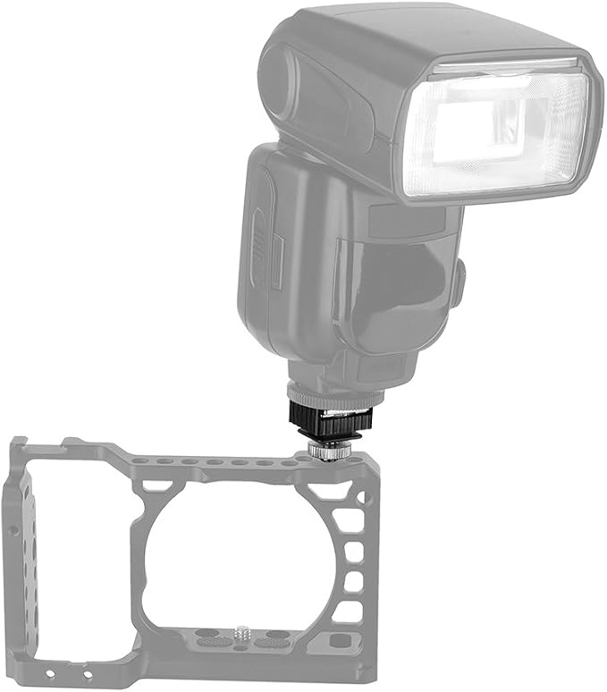 2Pack Flash Hot Shoe Mount Adapter to 1/4 Thread Hole with 1/4"-20 Male to 1/4"-20 Male Tripod Screw Adapter for Flash Holder Bracket Light Stands Umbrella Holder Flash Bracket,Strong &Solid (Update) - Image 5