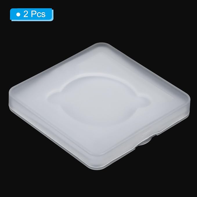 PATIKIL 52mm Lens Filter Case, 2pcs Camera Filter Case Portable Lens Filter Box Water Resistant Dustproof Plastic for Photography Filter Storage - Image 3