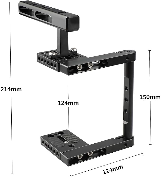 CAMVATE Basic Camera Cage Rig with Top Handle Universal Use - 1897 - Image 2
