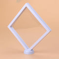 Gatuida 3D Floating Display Case (Without Base), Transparent PE Jewelry Storage Box, Floating Coin Display Frame Holder(18x2cm) by Gatuida