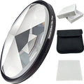 Pentaprism Filter Special Effects 77mm FX Glass Dazzling Film Large Screen Anamorphic DSLR Video Photography Camera Accessories by JORIXXY
