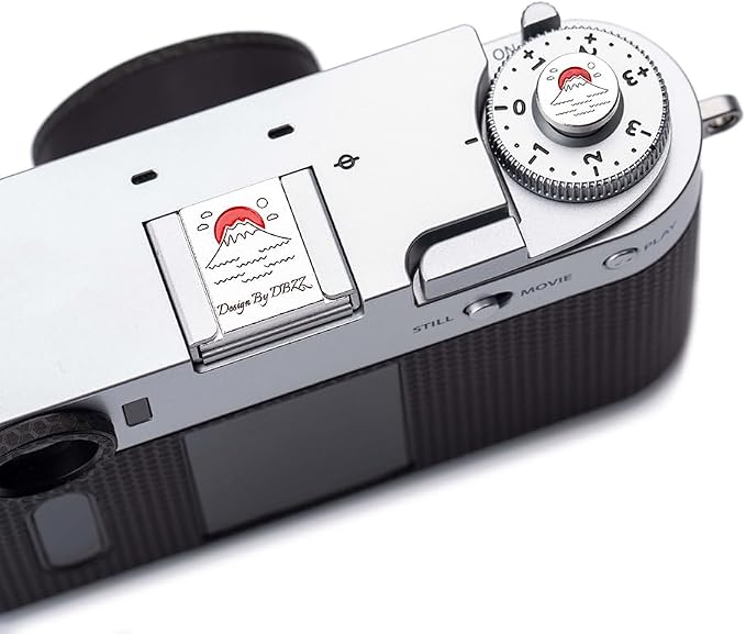 Hot Shoe Shutter Button Set, Soft Release Button,Suitable for FUJIFILM XT5 XT4 XT3 XT30 XT20 X100V X100F XT100 X-E3 X-PRO2 X-PRO3 (Mountains and sea) - Image 3