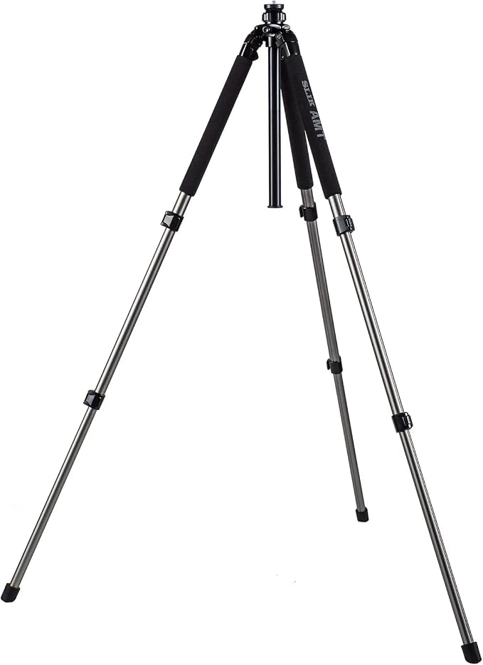 SLIK PRO 700 DX Silver Tripod Legs 71" Tall (615-317) - Heavy Duty AMT Alloy Legs Support up to 44lbs of Heavy telephoto Lenses, Spotting scopes, and Professional Filmmaking Cameras - Image 3