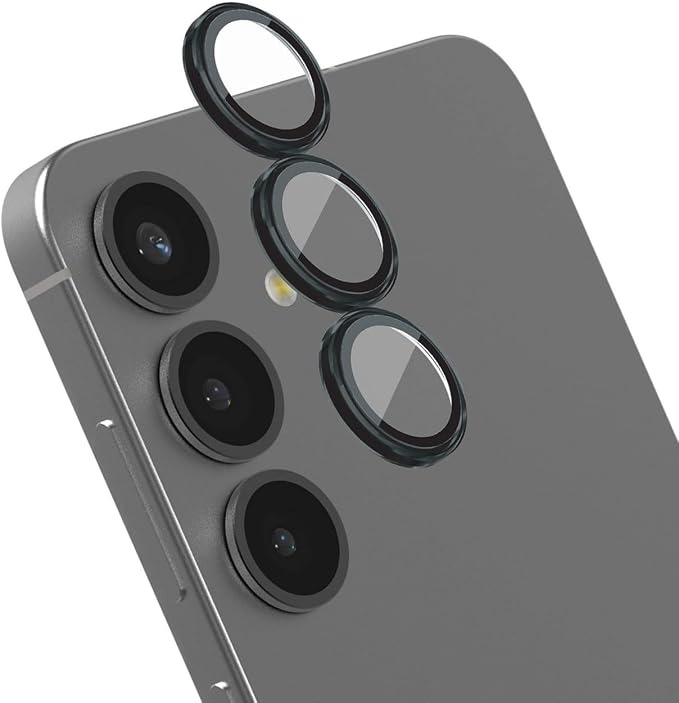 ZAGG Glass Elite Anti-Reflective Samsung Galaxy S25+ Camera Lens Protector – Anti-Glare Technology, Maximum Impact & Scratch Resistance, Smudge-Free Surface, Recycled Materials by ZAGG