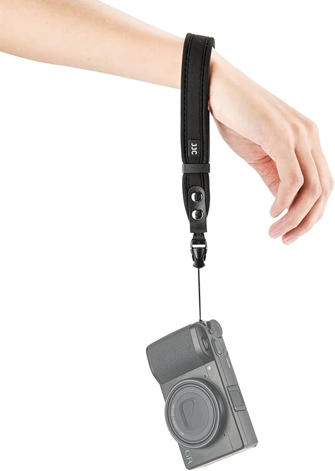 Compact Camera Wrist Strap,Soft Hand Strap for Canon V1 SX740 HS IXY 650 Sony RX100 VII ZV-1 ZV-E10 II ZV-1F ZV-E1 Fuji X Half X-E5 Ricoh GR IV III GR4 GR3 IIIx HDF Olympus TG-7 Panasonic LUMIX ZS99 by JJC