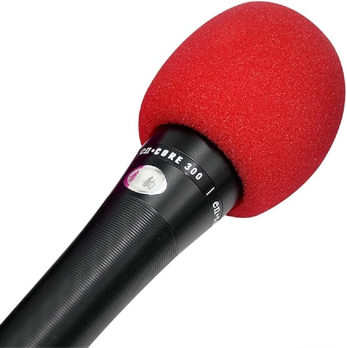 Yiasangly Microphone Cover, Thick Colorful Foam Mic Cover, Handheld Stage Microphone Windscreen, Reusable Foam Covers， Foam Micro Filter for Most Handheld Microphone for Karaoke DJ - 10 Pieces - Image 5