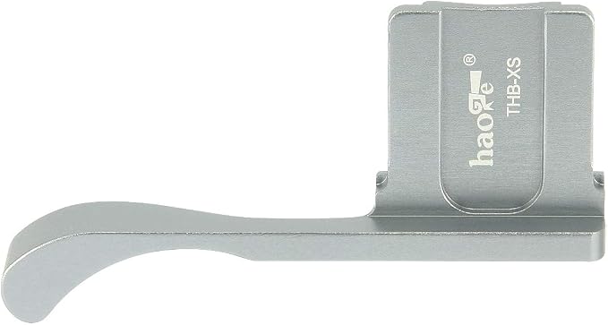 Haoge THB-XS Metal Hot Shoe Thumb Up Rest Hand Grip for Fujifilm Fuji FinePix X100F X100V X-Pro2 XPro2 X-Pro3 XPro3 Camera Silver - Image 4