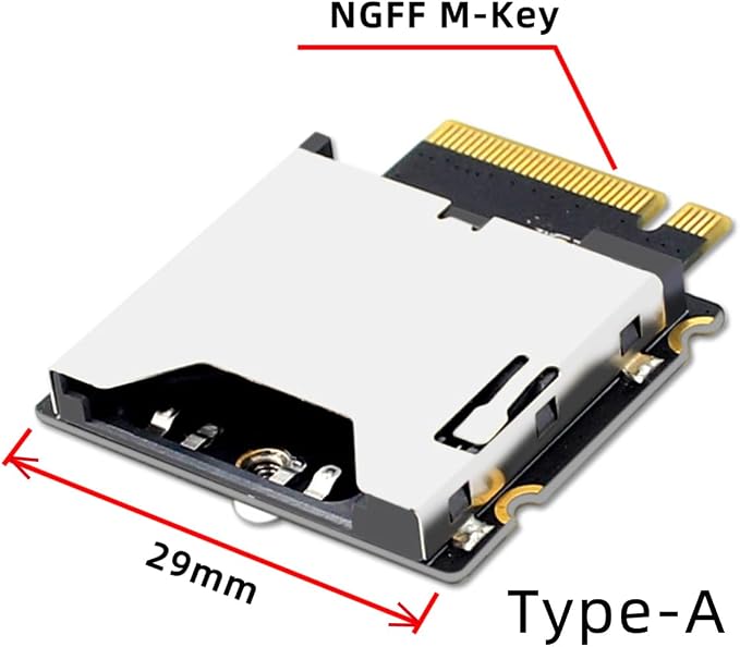 M.2 NVMe M-Key Host to CFExpress Type-A CFA Extension Adapter M2 for CFE Support Camera Memory Card - Image 4