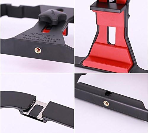 FocusFoto Smartphone Video Rig Camera Cage Mount Holder Stabilizer Handle Grip for 4~7 inch Mobile Cell Phone iPhone Filmmaking Professional Videomaker for iPhone Xs Max X 8 Plus Huawei P20 mate20 PRO - Image 5