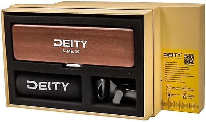 Deity S-Mic 3S Shotgun Microphone Bundle (Black) | Short-Haired Windshield, Compact, (2 items) - Image 5