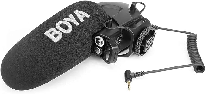 Boya BY-BM3031 – Supercardioid Condenser Microphone That Delivers Sound for DSLRs, camcorders, Audio recorders and More, Black - Image 4