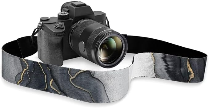 Coldinair Black Adjustable Camera Strap Universal Neck & Shoulder Soft Padded Strap for All DSLR Cameras,Binoculars by Coldinair