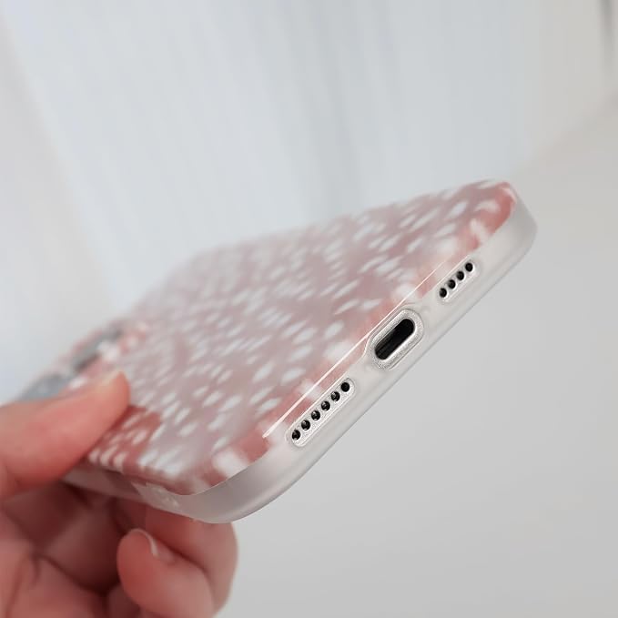 Cute Phone Case for iPhone 16 Pro Max Case Fawn Deer Print | Camera Lens Protection,Slim Shockproof TPU,Chic Trendy Aesthetic Girly Cover for Women Men - Image 6