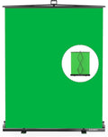 【Easy Set Up】 RAUBAY 59.8 x 82.7in Collapsible Green Screen Backdrop | Portable Retractable Chroma Key Panel Photo Background with Stand for Video Conference, Photographic Studio, Streaming by RAUBAY