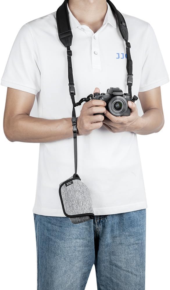 Neoprene Camera Sleeve Case for Sony ZV-E10 II +16-50mm Kit Lens LX100 II | 6mm thick Neoprene, for Sony a6100/a6400 +16-50mm Lens, G1X Mark III. Anti Scratch. Touch-fastening flap. without strap - Image 5