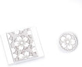 Camera Metal Petal Hot Shoe Cover Shutter Buttons for FUJIFILM X100VI X100V XPro1 X-T4 X-T3 X-T50 X-T30 for Nikon (Set 02) by DBZZ