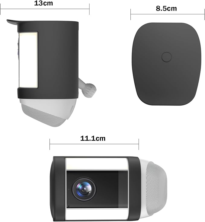 Silicone Cover Skin Compatible with R ing Spotlight Cam Pro (Battery) | Sun Glare, UV Light and Weather Resistant Protected Case (Soptlight Cam Pro) - Image 4