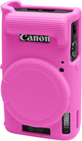 Easy Hood Camera Case for Canon ELPH 360/IXUS 285 HS/IXY 650 Camera,Rose | With Removable Lens Cover,Soft Silicone Protective Case,Anti-Scratch,Dustproof,Shockproof,Enhanced Grip,Camera Accessories by EasyHood