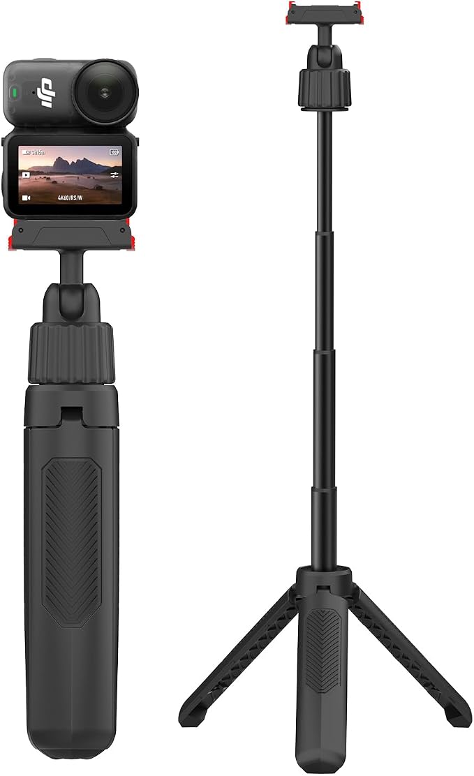 40cm/15.75" Selfie Stick Tripod Stand for Osmo Nano Action 6 with Magnetic Quick Release Adapter, 360 Mini Extension Rod Extended Pole Handle Grip Monopod for DJI Nano Osmo 6 Accessories by Unknown