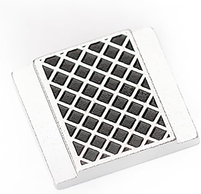 Grid Pattern Camera Metal Hot Shoe Cover for FUJIFILM X100VI X100V X-T4 X-T3 X-E4 X-T50 X-T30II Shutter Decorative Set (Aluminum Alloy-Hot Shoe Cover) by DBZZ