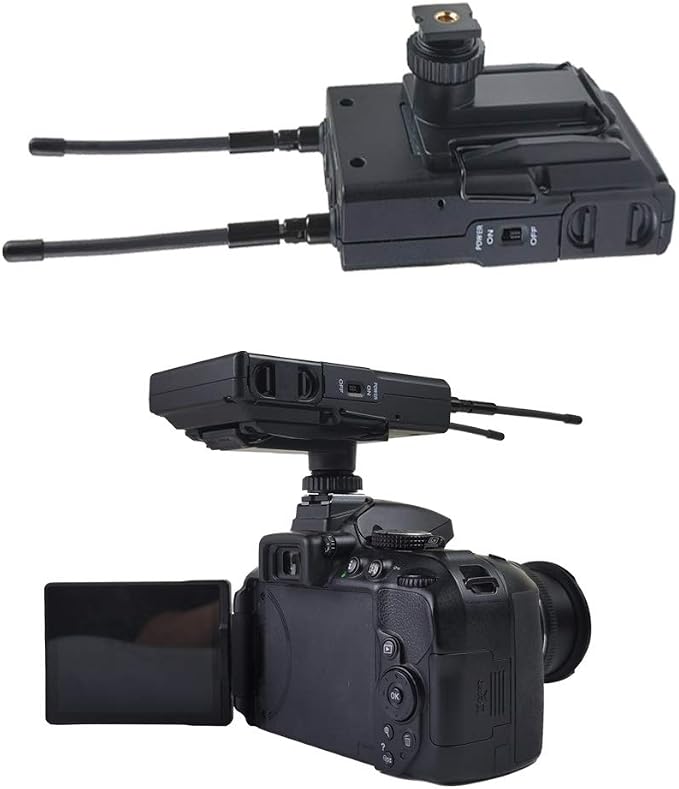 Hot Shoe Mount Adapter and Holder Belt Clip Compatible for S Ony, for Saramonic, for Boya Wireless Microphone fixe to DSLR Camera, Video Camera - Image 7