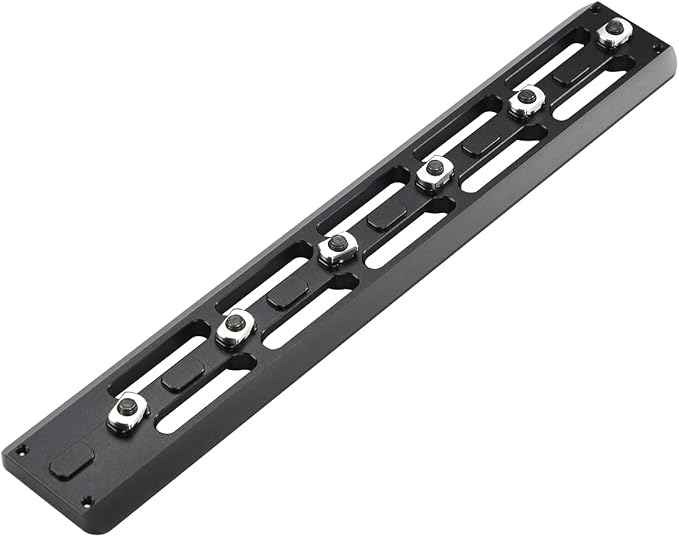 SHINEWEE Arca Dovetail Rail for M-LOK System – Quick-Release Tripod Mount Adapter | Compatible with Arca-Swiss/RRS Standards | Lightweight Aluminum Hunting Accessory | 6-Slot Interface by shinewee
