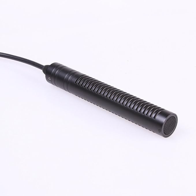 FocusFoto Professional Handheld Shotgun DV Interview Mic Microphone for Video DSLR Camera Camcorder with XLR Cable & Windshield - Image 4