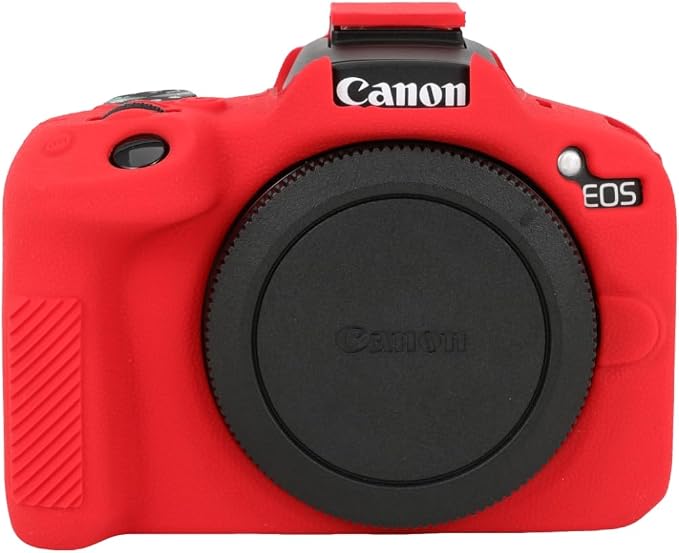 Case for R50, R50 Camera Silicone Protective Case, Lightweight, Anti-Scratch Slim Fit Soft Skin, R50 Accessories - Red by AEXUTDA