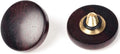 Wood Soft Shutter Release Button | Delicate Camera Shutter Button 12mm Convex Surface Purple Black 1 PCS (Wood Grain Random) by VKO