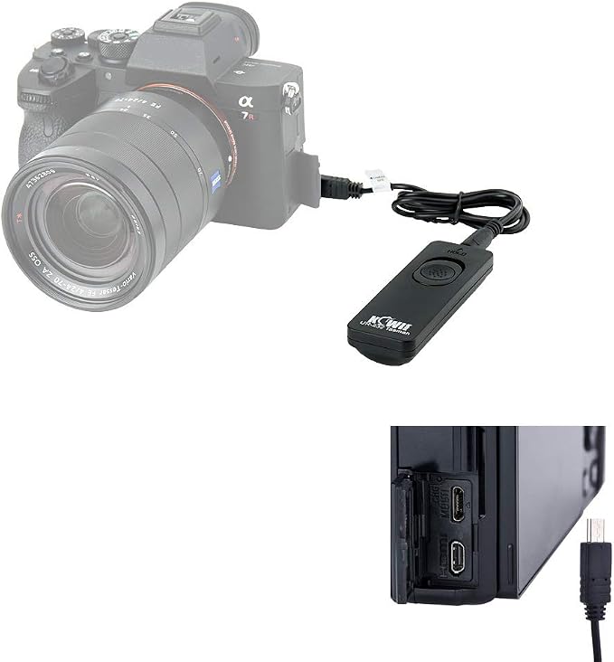 Kiwifotos Remote Control Shutter Release Cord for Sony A6000 A7IV A7III A7R | for Sony A6600 A6500 A6400 A6300 A7 A7II A7R II III A7RIV A7RV A7S A7SII A7SIII A9 RX100 VII VI VA V III RX10 III IV & More - Image 6