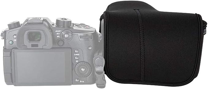 JJC Ultra Light Neoprene Camera Case Pouch Bag for Canon EOS R EOS RP +24-105mm Lens, 80D 70D 750D +18-135/17-85/18-55mm, Nikon D7500 D7200 D5500, Panasonic GH5 GH5S +12-60mm Lens, Water Resistant - Image 6