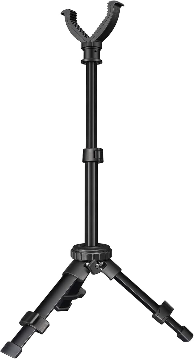 CVLIFE Shooting Rest Tripod 360 Degree Rotation V Yoke Stand | Rifle Rest for Target Shooting Adjustable Height Shooting Tripod Hunting and Outdoor Activities by CVLIFE