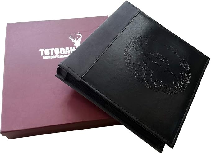 4x6 Photo Albums 600 Pockets, Large Capacity Photo Book with Vintage Leather Cover, Family, Baby, Wedding Photo Album (Black) - Image 6