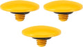 PATIKIL Camera Shutter Button, 3 Pack Soft Shutter Release Button Pure Copper Camera Button Convex Suitable for Nikon for Fujifilm for Leica DSLR/SLR Camera, Orange by PATIKIL